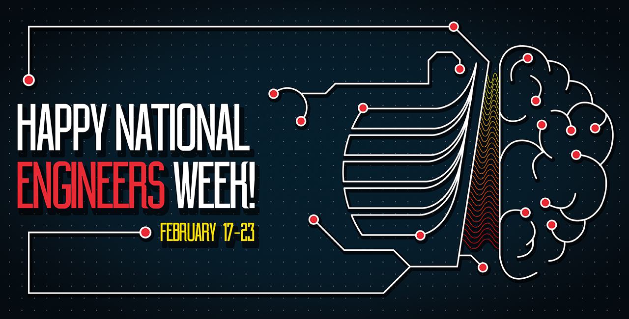 Engineer Week Engine Design Interface Engineering | Happy National Engineers Week